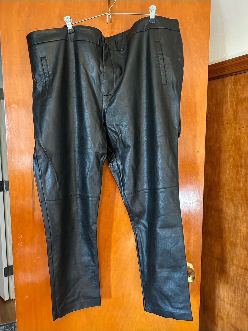 Eloquii Black Faux Leather Pants (22G)